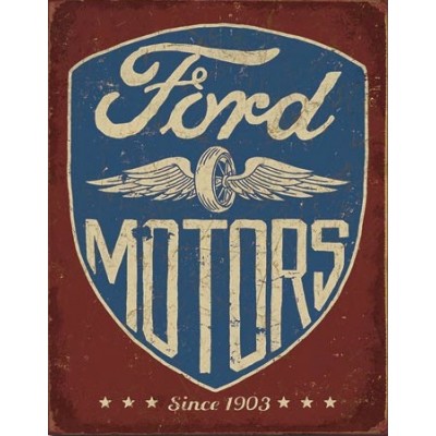 Enseigne Ford en métal  / Motors Since 1903